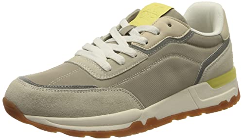 Marc O'Polo Herren Mod. Peter 6D Sneaker, taupe combi, 43 EU von Marc O'Polo