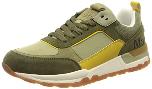 Marc O'Polo Herren Mod. Peter 7D Sneaker, oliv combi, 42 EU von Marc O'Polo