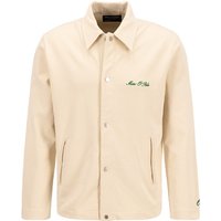 Marc O'Polo Herren Overshirt beige Baumwolle unifarben von Marc O'Polo