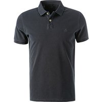 Marc O'Polo Herren Polo-Shirt blau Baumwoll-Piqué von Marc O'Polo