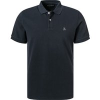 Marc O'Polo Herren Polo-Shirt blau Baumwoll-Piqué von Marc O'Polo