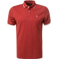 Marc O'Polo Herren Polo-Shirt rot Baumwolle von Marc O'Polo