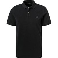 Marc O'Polo Herren Polo-Shirt schwarz Baumwoll-Piqué von Marc O'Polo