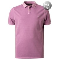 Marc O'Polo Herren Polo-Shirt violett Baumwoll-Piqué von Marc O'Polo