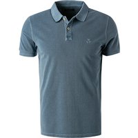 Marc O'Polo Herren Polo-Shirt blau Baumwoll-Piqué von Marc O'Polo