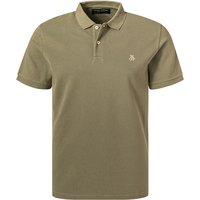 Marc O'Polo Herren Polo-Shirt grün Baumwoll-Piqué von Marc O'Polo