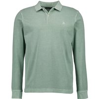 Marc O'Polo Herren Polo-Shirt grün Baumwoll-Jersey von Marc O'Polo