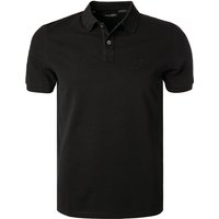 Marc O'Polo Herren Polo-Shirt schwarz Baumwoll-Piqué von Marc O'Polo