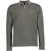Marc O'Polo Herren Polo-Shirt braun Baumwoll-Jersey von Marc O'Polo