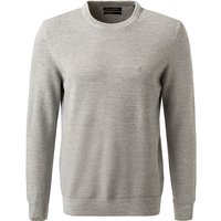 Marc O'Polo Herren Pullover grau Baumwolle unifarben von Marc O'Polo
