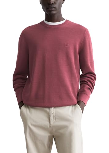 Marc O'Polo Herren Pullover aus Bio-Baumwolle Regular Fit, Lila (Soft Mauve), XXL von Marc O'Polo