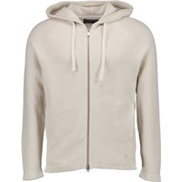 Marc O'Polo Herren Cardigan beige Baumwolle unifarben von Marc O'Polo