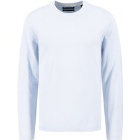 Marc O'Polo Herren Pullover blau Baumwolle unifarben von Marc O'Polo