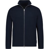 Marc O'Polo Herren Cardigan blau Baumwolle unifarben von Marc O'Polo