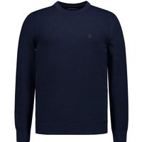 Marc O'Polo Herren Pullover blau Baumwolle unifarben von Marc O'Polo