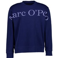 Marc O'Polo Herren Sweatshirt blau unifarben von Marc O'Polo