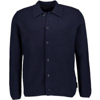 Marc O'Polo Herren Overshirt blau Baumwolle unifarben von Marc O'Polo