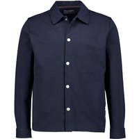 Marc O'Polo Herren Sweatjacke blau Baumwolle unifarben von Marc O'Polo