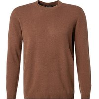 Marc O'Polo Herren Pullover braun Baumwolle unifarben von Marc O'Polo