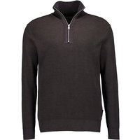 Marc O'Polo Herren Troyer braun Baumwolle unifarben von Marc O'Polo