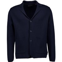 Marc O'Polo Herren Cardigan braun Bio-Baumwolle unifarben von Marc O'Polo
