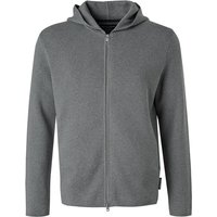 Marc O'Polo Herren Cardigan grau Baumwolle unifarben von Marc O'Polo