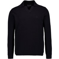 Marc O'Polo Herren Pullover schwarz unifarben von Marc O'Polo