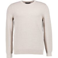 Marc O'Polo Herren Pullover beige Baumwolle unifarben von Marc O'Polo