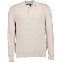 Marc O'Polo Herren Polo Pullover beige unifarben von Marc O'Polo