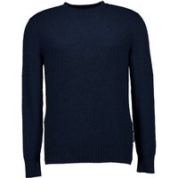 Marc O'Polo Herren Polo Pullover blau unifarben von Marc O'Polo