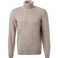 Marc O'Polo Herren Rollkragenpullover beige Wolle unifarben von Marc O'Polo