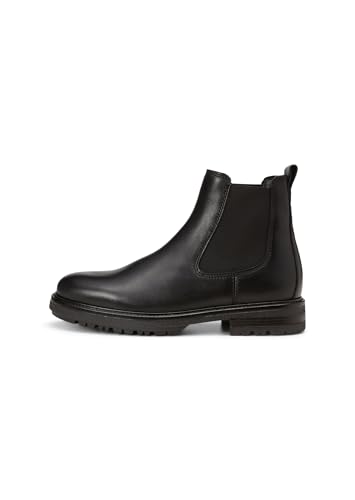 Marc OߴPolo Herren Chelsea Boots aus Leder zum Schlupfen, Schwarz (Black), 42 von Marc O'Polo