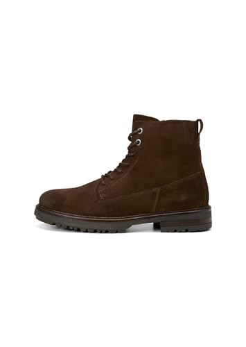 Marc OߴPolo Herren Boots aus Leder zum Schnüren, Grün (Dark Earth), 46 von Marc O'Polo