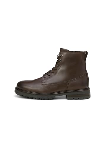 Marc OߴPolo Herren Boots aus Leder zum Schnüren, Braun (Dark Brown), 40 von Marc O'Polo