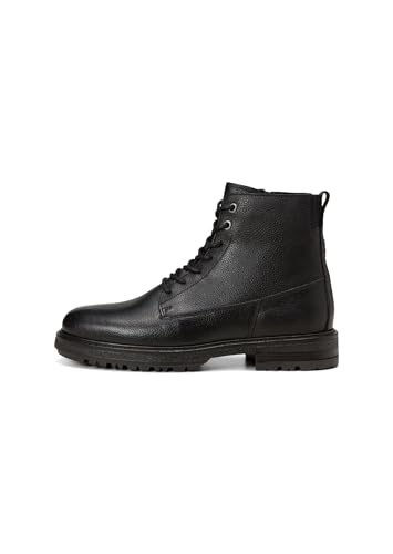 Marc OߴPolo Herren Boots aus Leder zum Schnüren, Schwarz (Black), 45 von Marc O'Polo