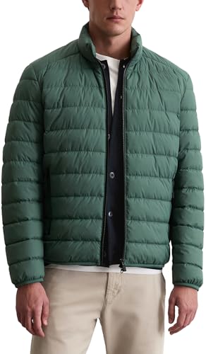 Marc OߴPolo Herren Steppjacke mit Stehkragen Regular Fit, Grün (Nottingham Forest), L von Marc O'Polo
