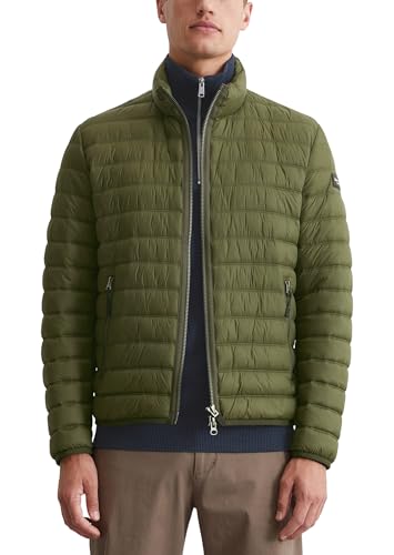 Marc O'Polo Herren Steppjacke mit Stehkragen leicht, Grün (Dried Herb), XL von Marc O'Polo