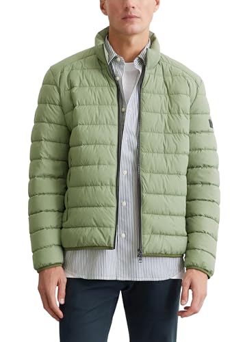 Marc O'Polo Herren Steppjacke mit Stehkragen leicht, Grün (Victorian Mist), 3XL von Marc O'Polo