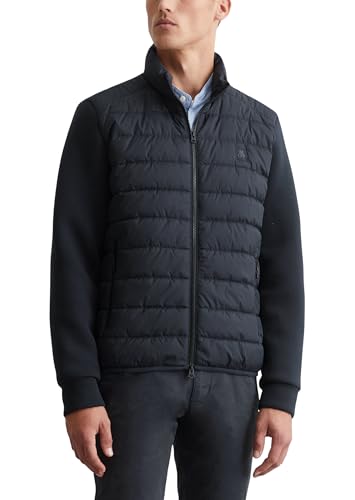 Marc OߴPolo Herren Steppjacke mit Stoffärmeln wasserabweisend, Blau (Dark Navy), S von Marc O'Polo