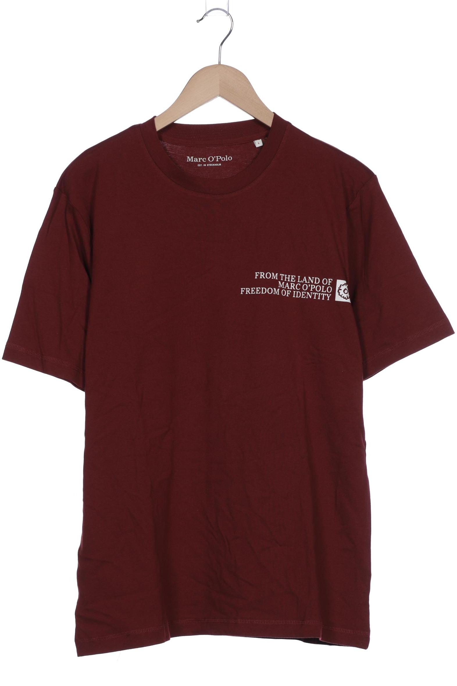 Marc O Polo Herren T-Shirt, bordeaux von Marc O Polo