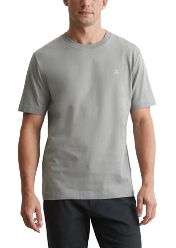Marc O'Polo Herren T-Shirt aus Bio-Baumwolle Basic, Grau (Griffin), S von Marc O'Polo