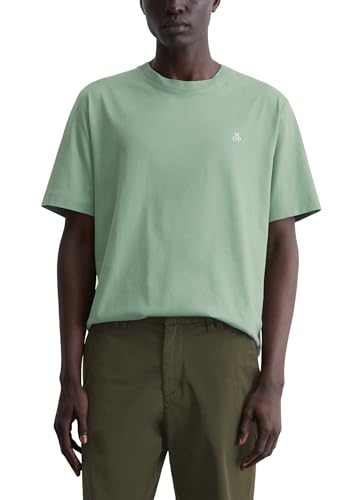 Marc O'Polo Herren T-Shirt aus Bio-Baumwolle Basic, Grün (Luscious Moss), XS von Marc O'Polo