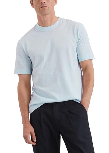 Marc O'Polo Herren T-Shirt aus Bio-Baumwolle Regular Fit, Blau (Multi/Starlight), XL von Marc O'Polo