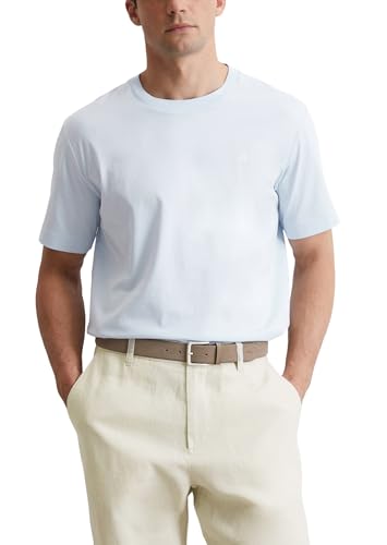 Marc O'Polo Herren T-Shirt aus Bio-Baumwolle Regular Fit, Blau (Starlight), M von Marc O'Polo