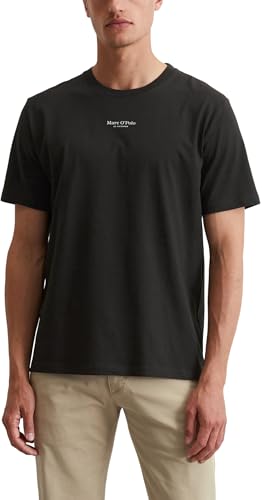 Marc O'Polo Herren B21201251382 T-Shirt, Schwarz, 3XL EU von Marc O'Polo