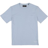 Marc O'Polo Herren T-Shirt blau Baumwolle von Marc O'Polo