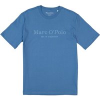 Marc O'Polo Herren T-Shirt blau Baumwolle von Marc O'Polo