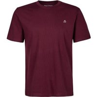 Marc O'Polo Herren T-Shirt rot Baumwolle von Marc O'Polo