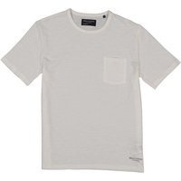 Marc O'Polo Herren T-Shirt weiß Baumwolle von Marc O'Polo