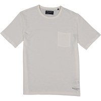 Marc O'Polo Herren T-Shirt weiß Baumwolle von Marc O'Polo